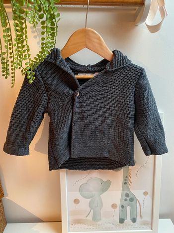Gilet zara en maille 6-9 mois