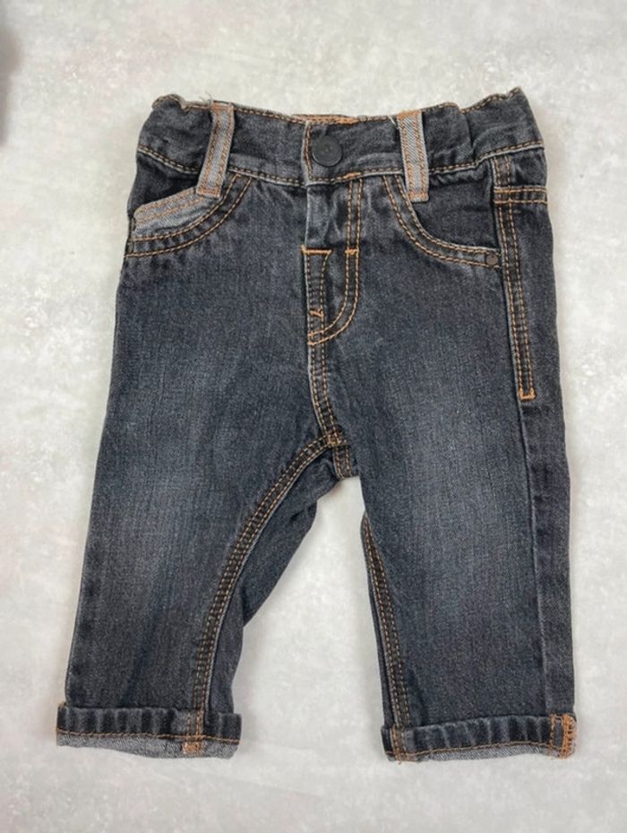 Ensemble bébé garçon 3 mois Kiabi pull et jeans - photo numéro 3
