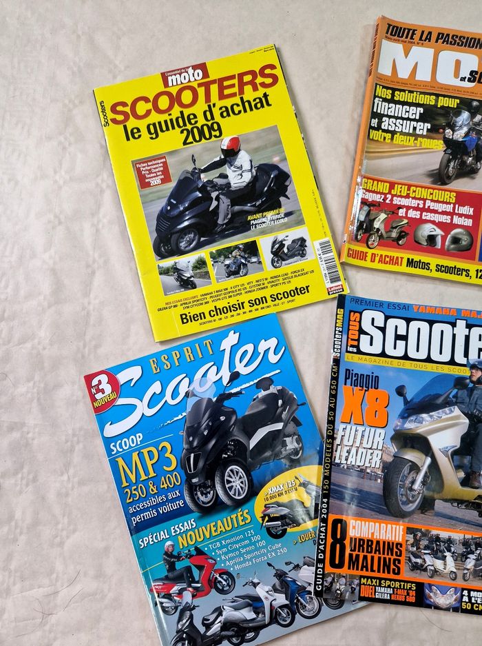 Lot de revue  , magazine moto  , scooter  , collection mix - photo numéro 2