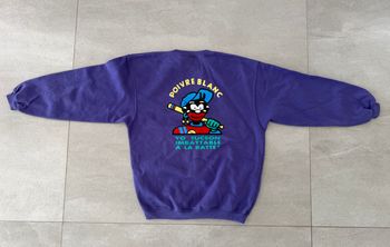 Sweat vintage Collector 90s Poivre blanc