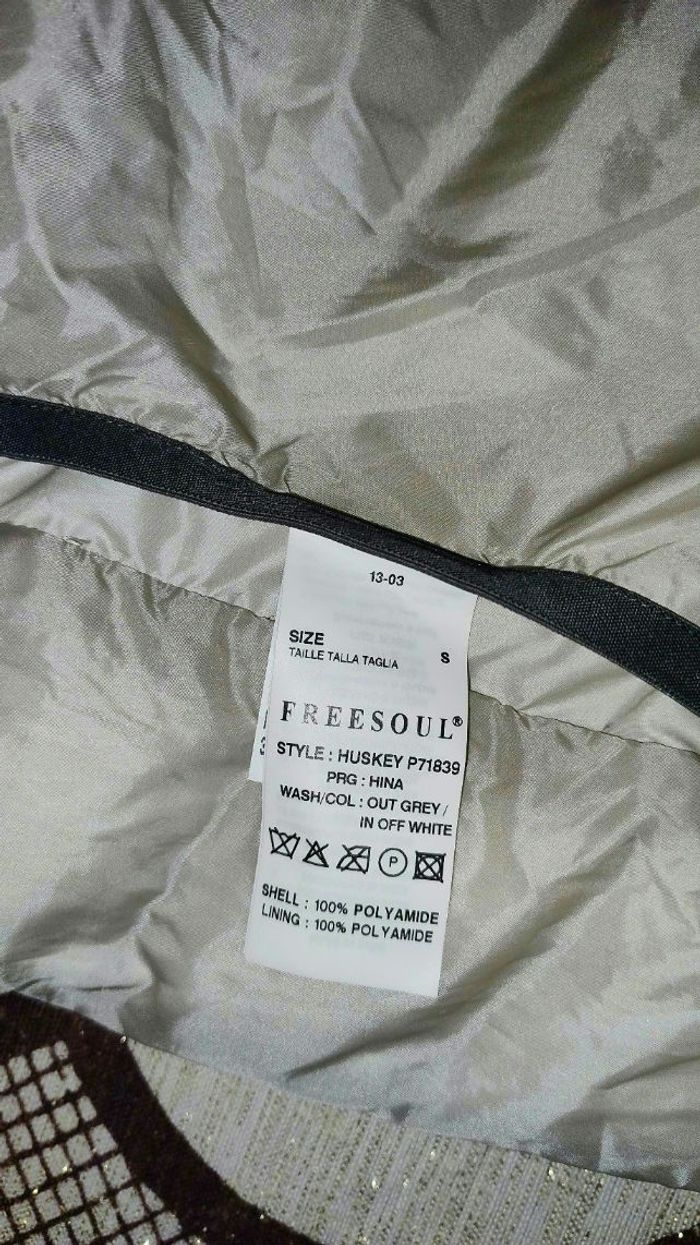 Doudoune freesoul style huskey taille s - photo numéro 8