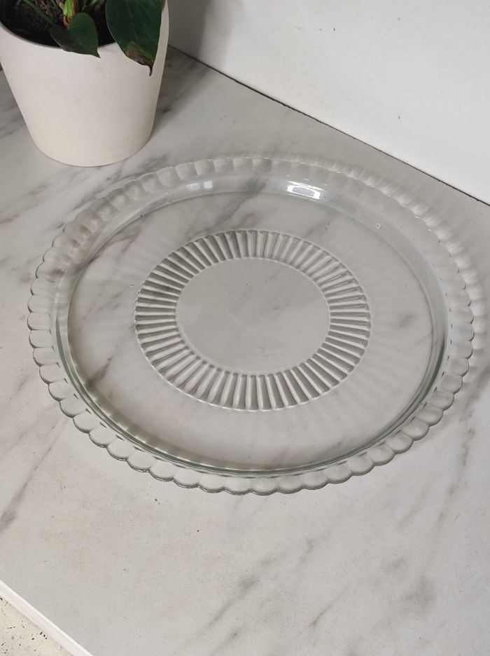 Plat de présentation en verre arcoroc - photo numéro 2
