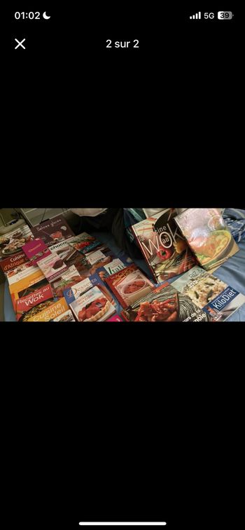 Lot livre de cuisine