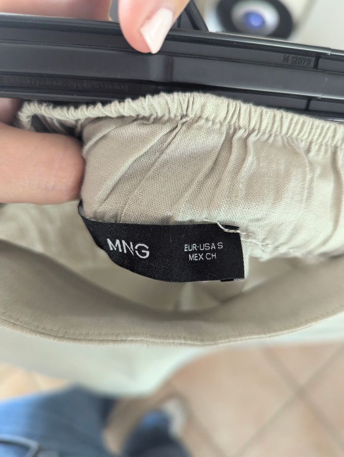 Pantalon court femme taille S mango - photo numéro 3