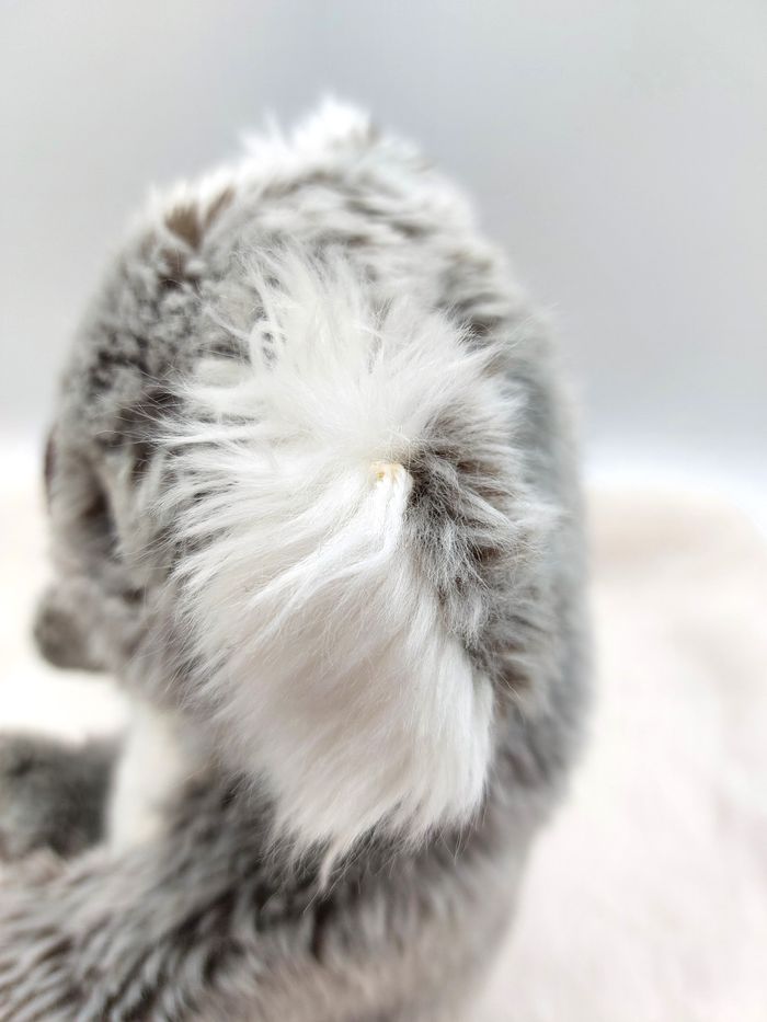 Vintage peluche koala gris blanc marron WWF 1986 World wide Fund 24 cm doudou - photo numéro 9