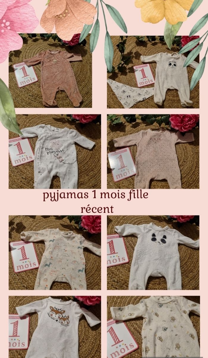 Pyjama 1 mois