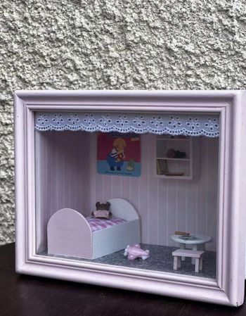 Vitrine miniature maison de poupée