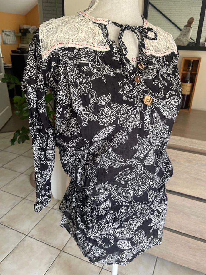 Blouse manche 3/4 - photo numéro 2