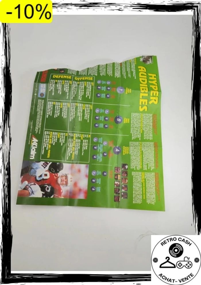 boîte NFL Quarterback Club 96 - Super Nintendo Snes sans jeu sans notice - photo numéro 2