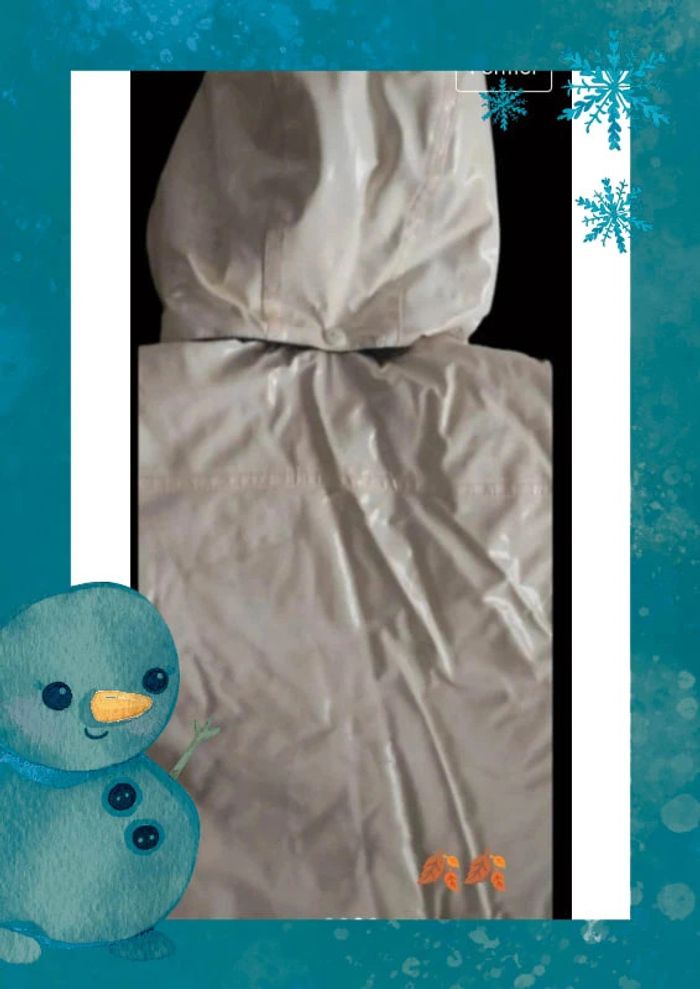 Manteau ciré à capuche - photo numéro 3