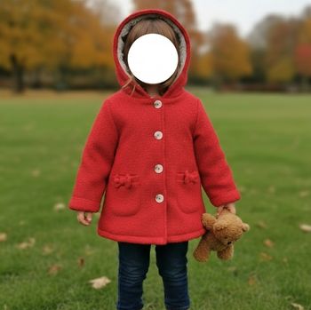  Manteau d'hiver Orchestra – Rouge – 18 mois