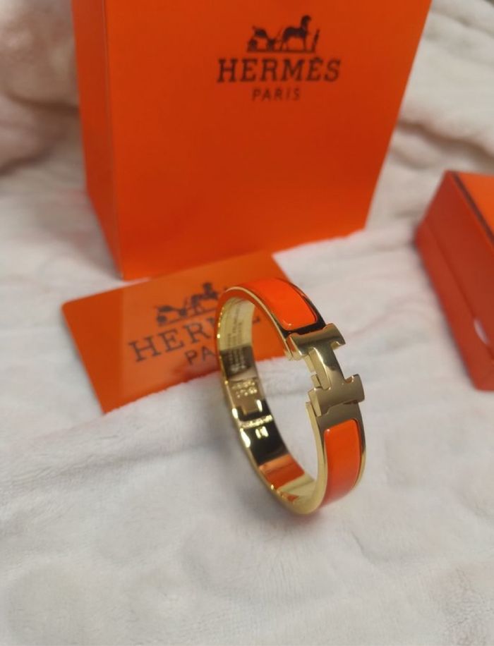Bracelet Hermès clic H orange - photo numéro 8