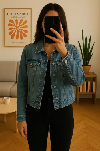 Veste en jean H&M – Taille L