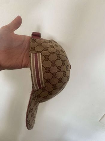 Casquette Gucci 7 bande rose
