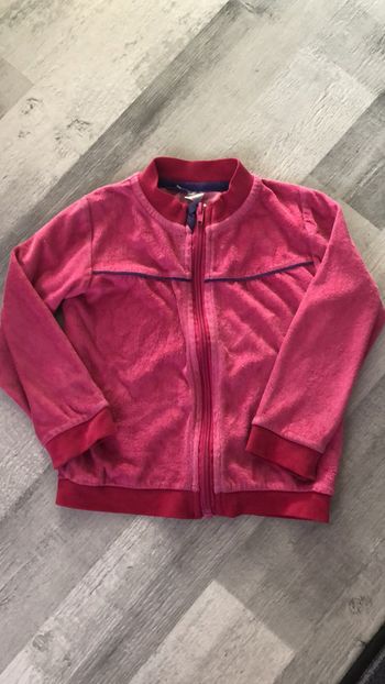 Petite veste rose 18/24mois bon état