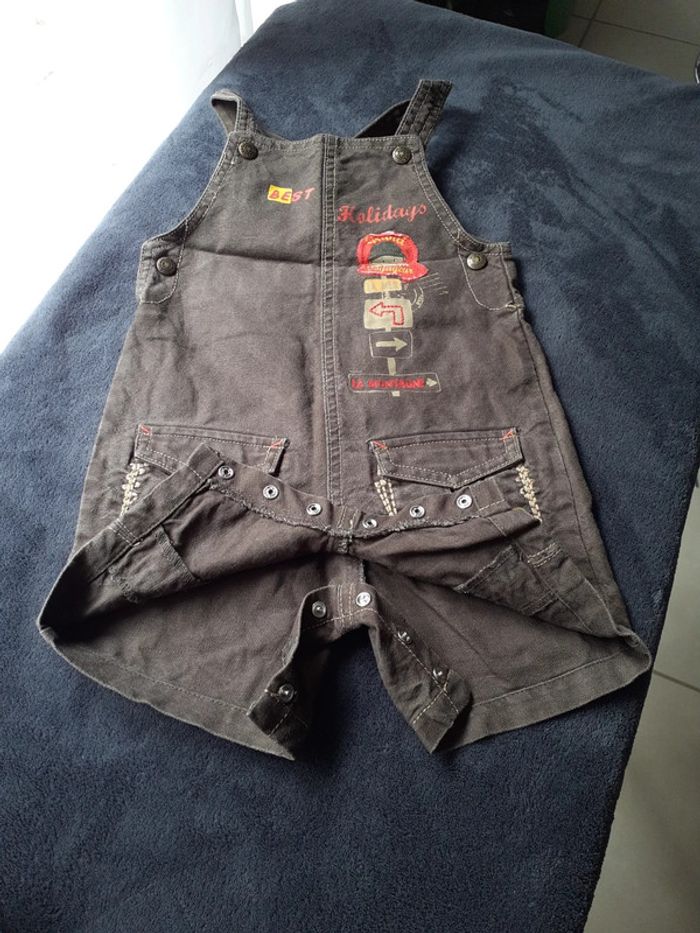 Salopette short 18 mois garçon La Compagnie des Petits - photo numéro 3