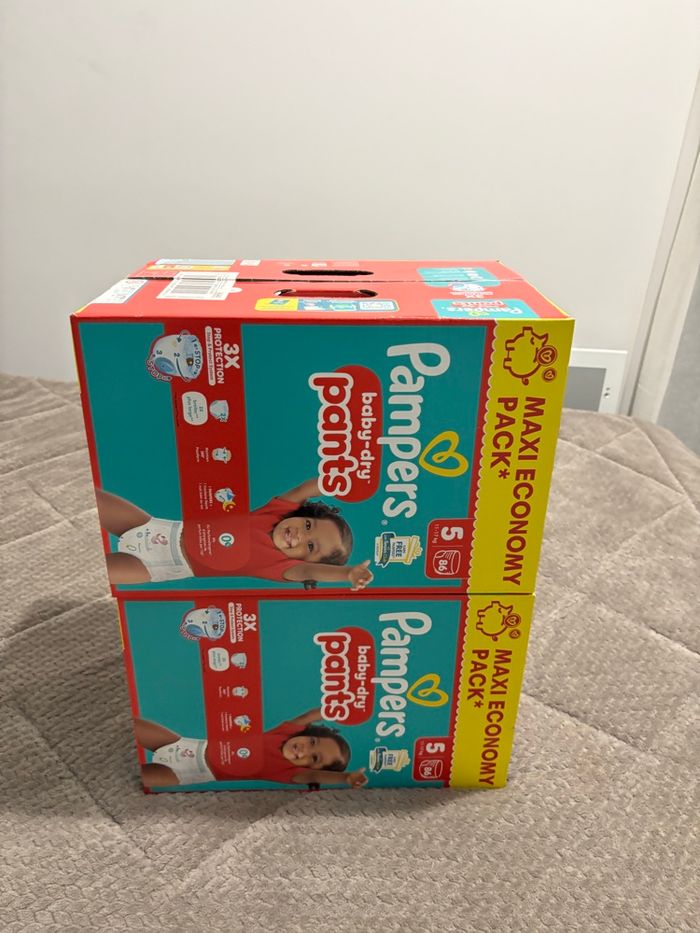 172 couches Pampers pants baby dry taille 5 - photo numéro 2