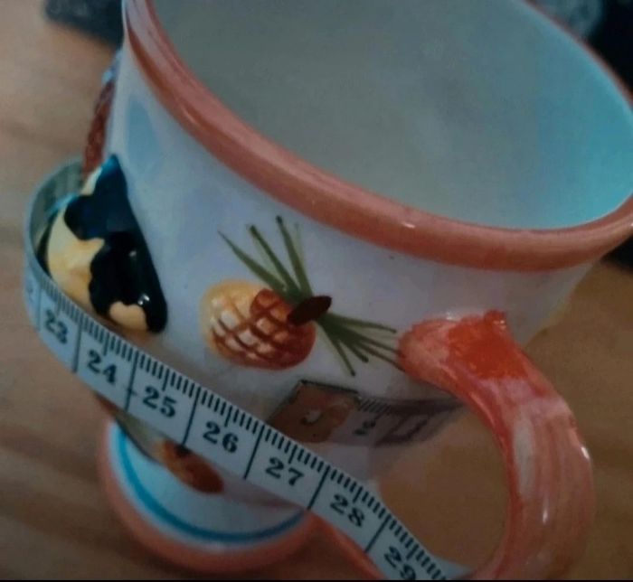 Tasse vintage avec cigale - photo numéro 8