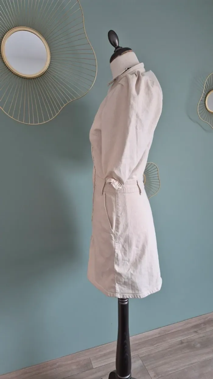 Robe en jeans beige Pepe jeans neuve - photo numéro 2