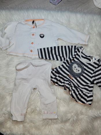 Ensemble pingouin 1mois