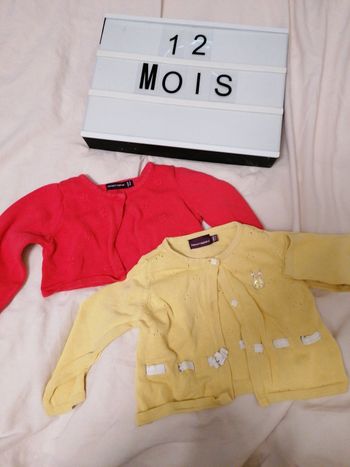 Lot Gilets 12 mois