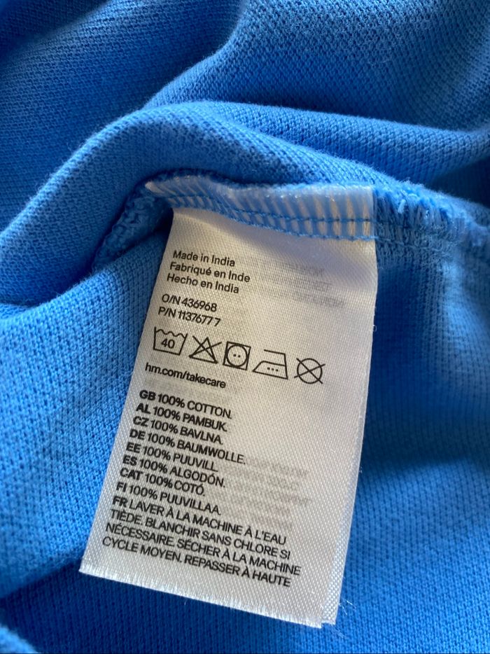 2 t-shirt polos mailles piquées 5 ans H&M - photo numéro 4