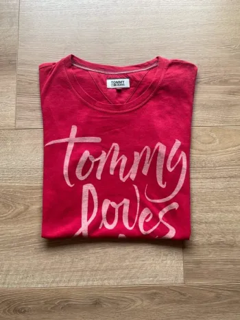 T-shirt rouge Tommy Loves Me