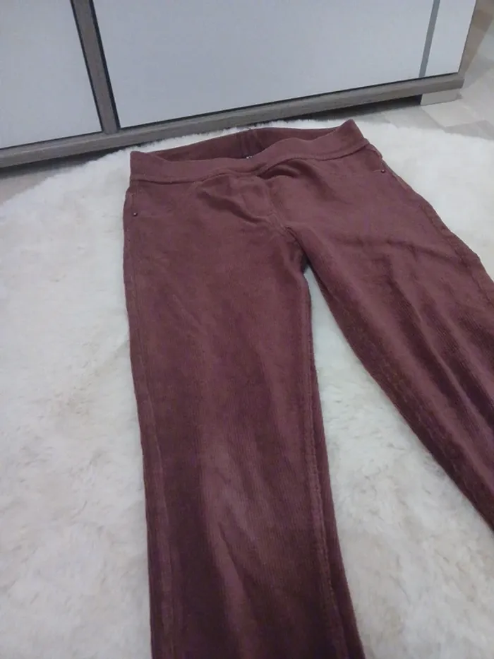 leggings velours 12 ans fille - photo numéro 2