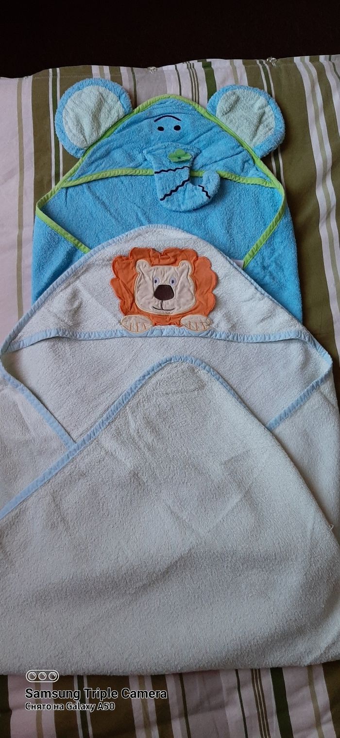 Lot 2 serviettes de bain 80x80 - photo numéro 5