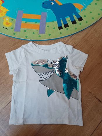 T-shirt garçon paillettes