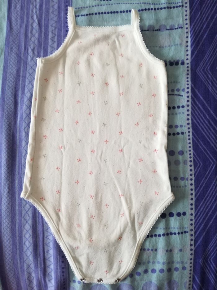 Lot de 2 bodies d'été fille 9 mois BOUT'CHOU - photo numéro 4