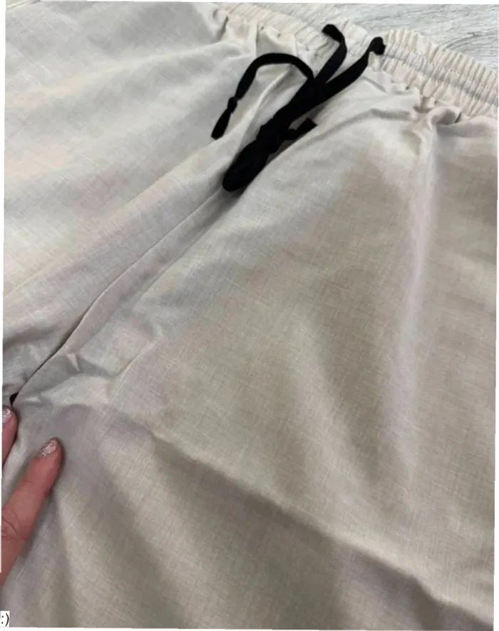 Ensemble Femme Deux Pièces Beige Bordure Noire - Taille M Neuf Jamais Porté - photo numéro 5
