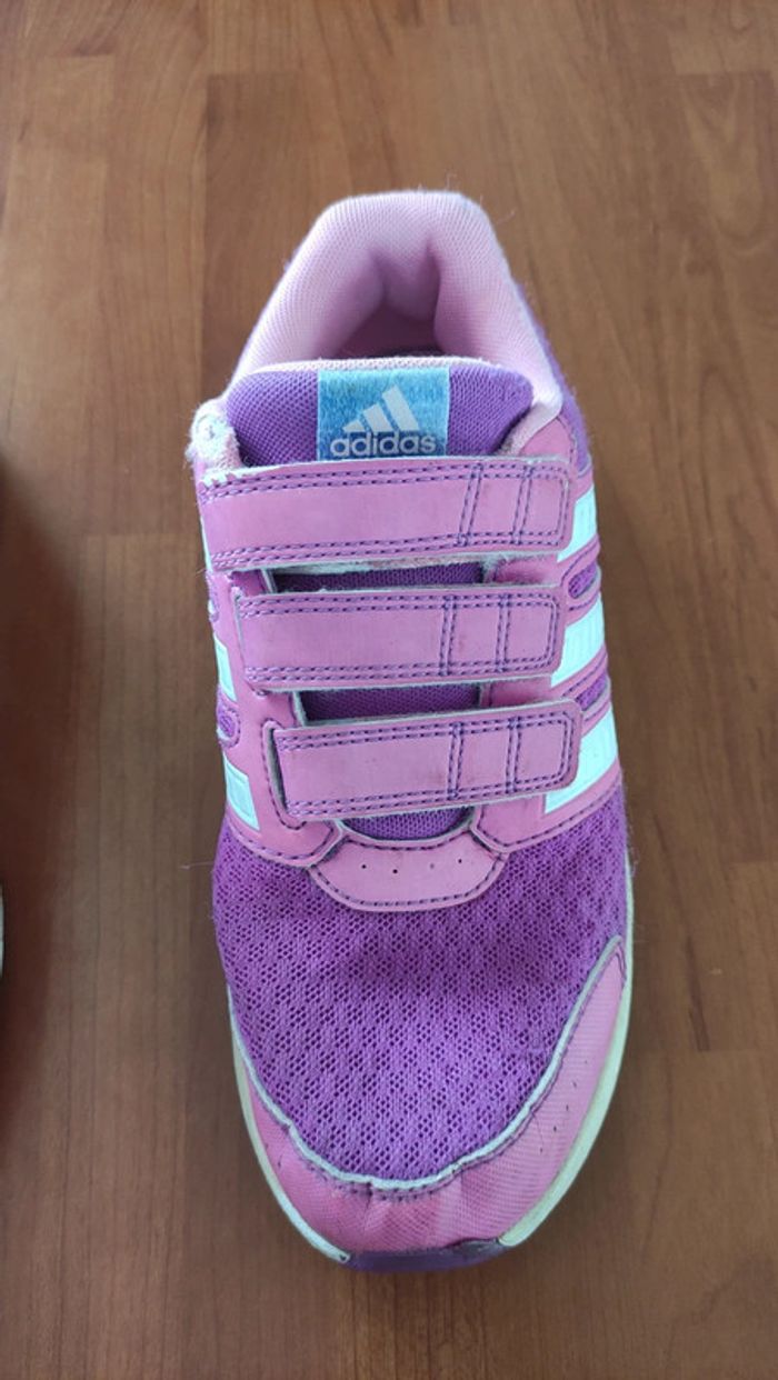 Baskets tissu adidas pointure 34 - photo numéro 3