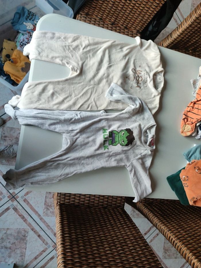 Lot de 2 pyjamas polaires