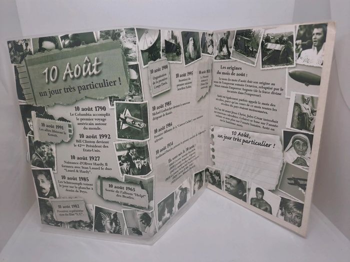 Carte postale avec son enveloppe.
11,5x17cm.
NEUVE.
10 août - photo numéro 2