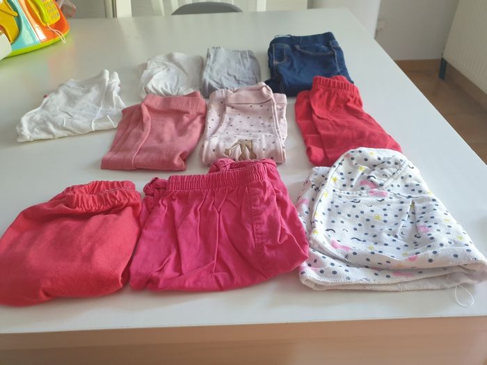 Lot de bas bébé fille 12 mois