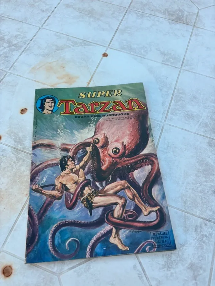 Super Tarzan n°36 (198 BD vintage Edgar Rice Burroughs