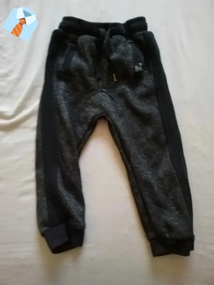 Pantalon de Jogging Hiver Noir - Marque Orchestra - 3 Mois