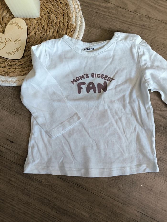 T-shirt manche longue 6 mois - photo numéro 2