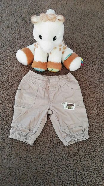 Pantalon toile bébé 3 mois