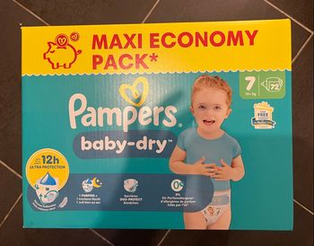 Pampers taille 7