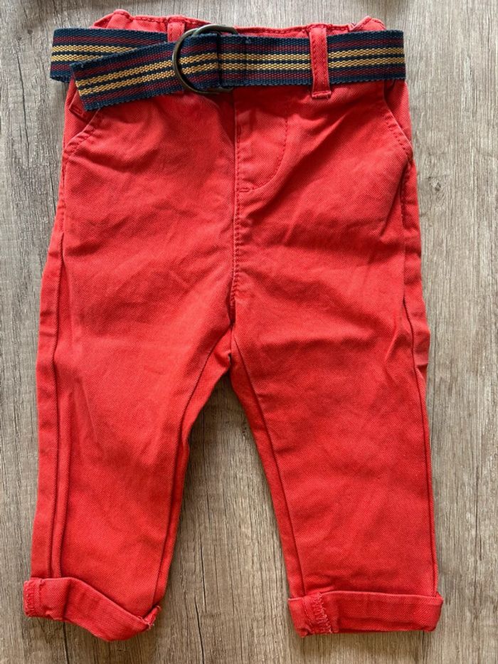 Ensemble jean t-shirt manches longues 9 mois 12 mois - photo numéro 2
