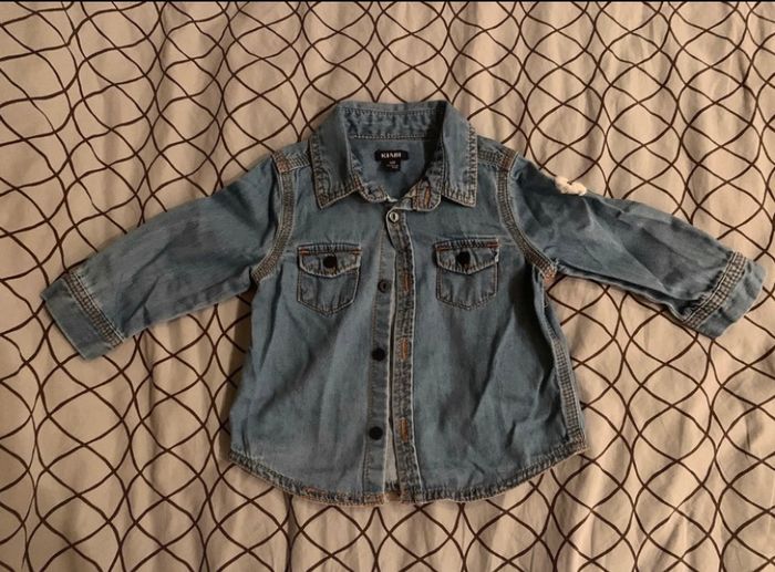 Chemise imitation jean bébé garçon 6 mois