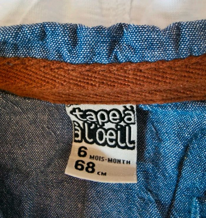 T-shirt à manches longues bébé garçon 6 mois chic - photo numéro 3