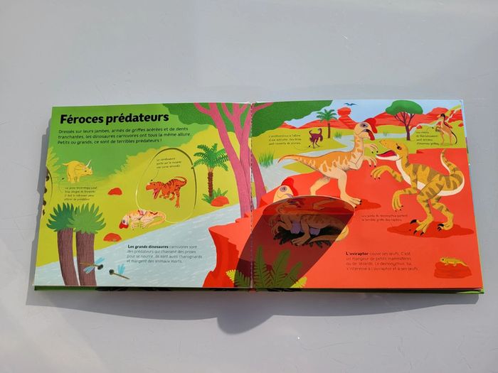 Livre animé à flaps : Le Petit Monde animé Gallimard Jeunesse : La Vie des Dinosaures (63) - photo numéro 10