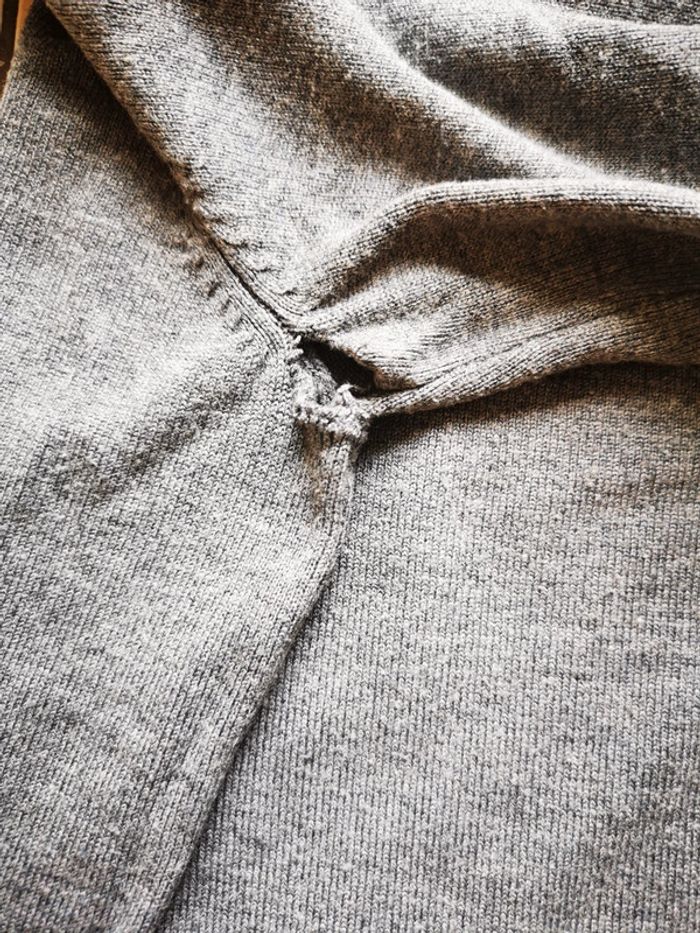 Pull gris col roulé camaïeu 36 - photo numéro 5