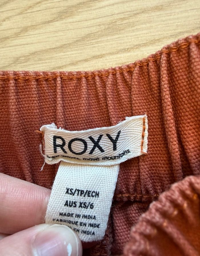 Pantalon marron roxy taille 34 XS - comme neuf - photo numéro 9