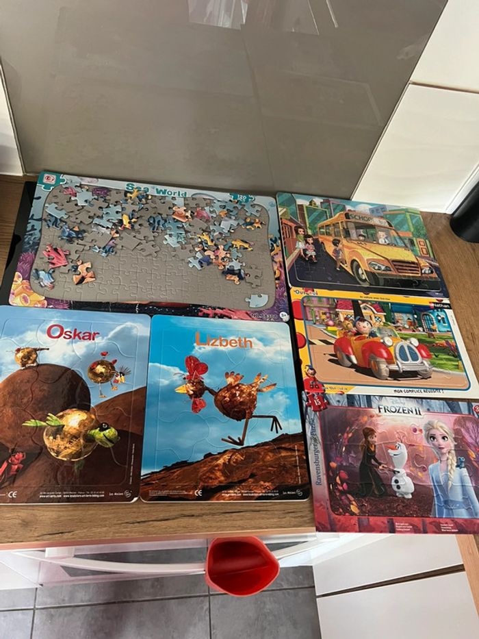 Lot 6 puzzles enfants 🌸 - photo numéro 2
