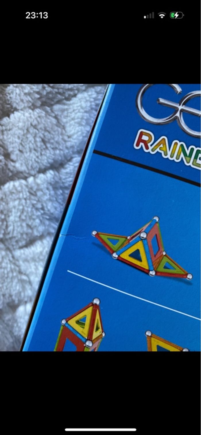 Lot de 3 boites neuves de Geomag rainbow - photo numéro 4