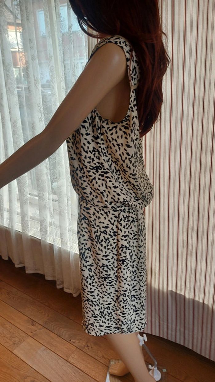 Robe CKS t M noire et blanc - photo numéro 4